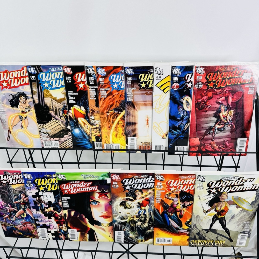 Wonder Woman 600-614‎ Lot Key 1st Nemesis